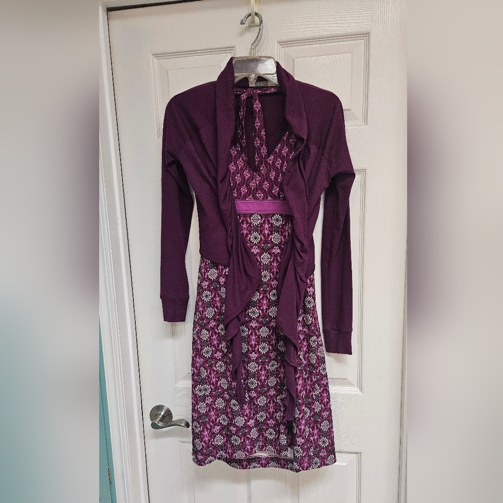 Athleta Ruffled Knit Open Front Cardigan - Picture 4 of 9